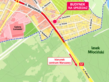 Działka budowlana Łomianki
