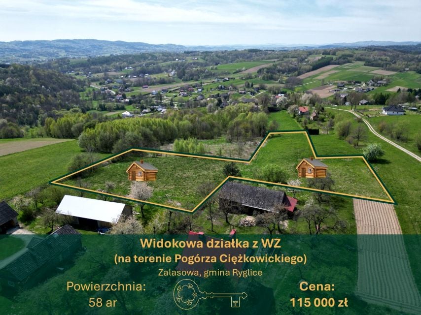 Działka budowlano-rolna Zalasowa