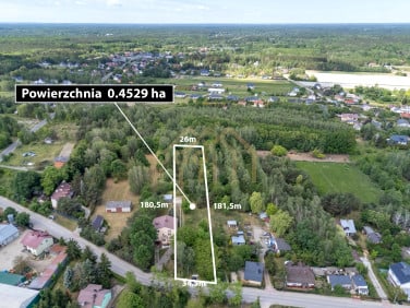 Działka usługowa Jeziórko