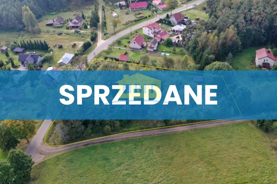 Ogrodzona działka sprzedam