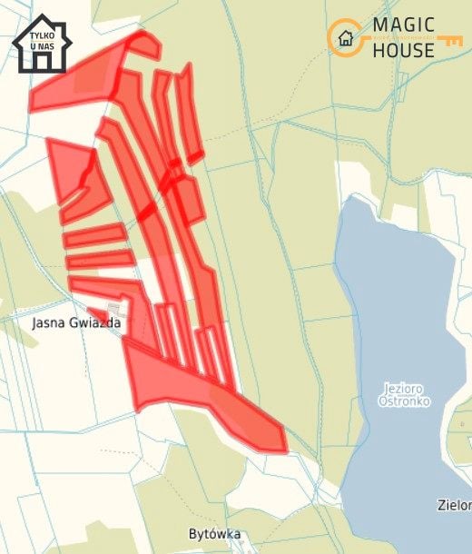 Działka rolna Jasna Gwiazda sprzedam