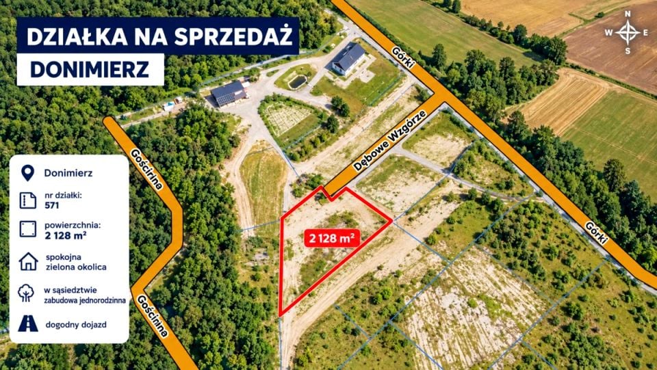 Działka inna Donimierz