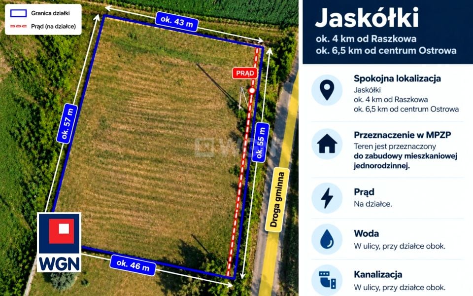 Działka budowlana Raszków