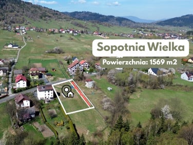 Działka budowlana Sopotnia Wielka