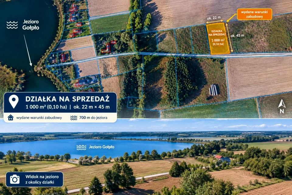 Działka budowlana Połajewek