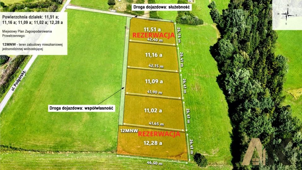 Działka budowlana Nawojowa sprzedam