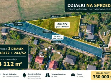 Działka budowlana Ceradz Dolny