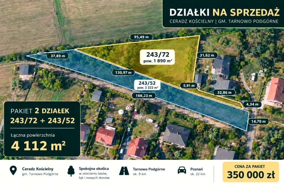 Działka budowlana Ceradz Dolny