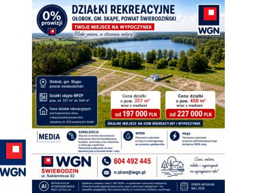 Działka rekreacyjna Ołobok