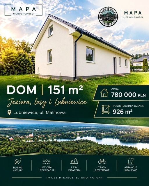 Dom LUBNIEWICE sprzedaż