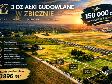 Działka budowlana Zbiczno