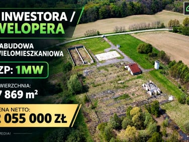 Ogrodzona działka sprzedam