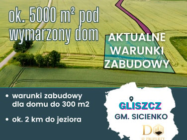 Pusta działka Gliszcz