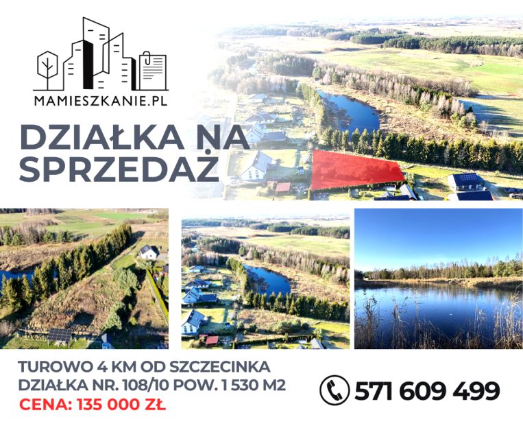 Działka budowlana Turowo