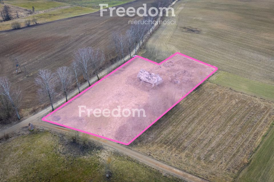 Działka budowlano-rolna Jeziorany-Kolonie