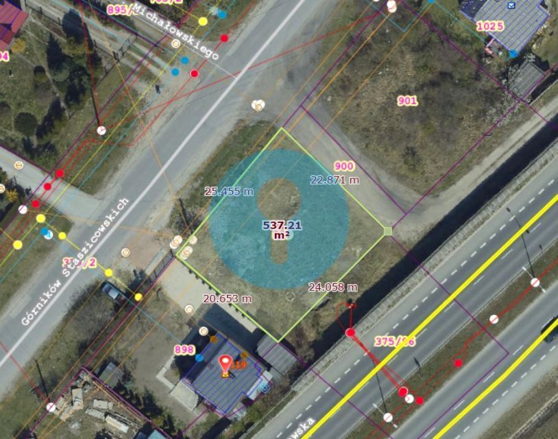 Działka usługowa Kielce