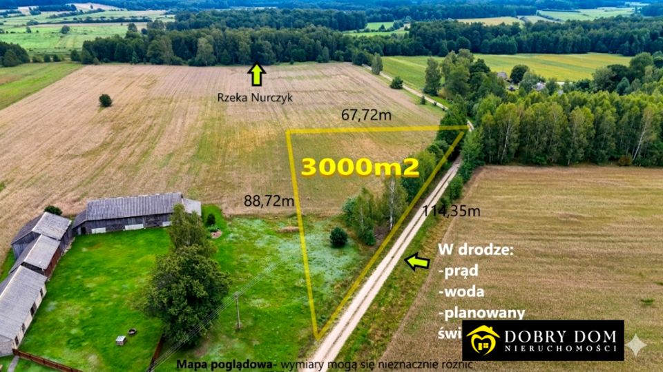 Działka siedliskowa Pokaniewo-Kolonia sprzedam