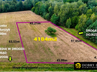 Działka przy lesie