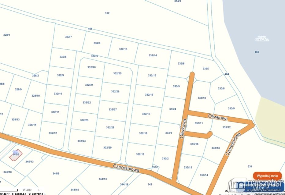 Działka budowlana Kościuszki