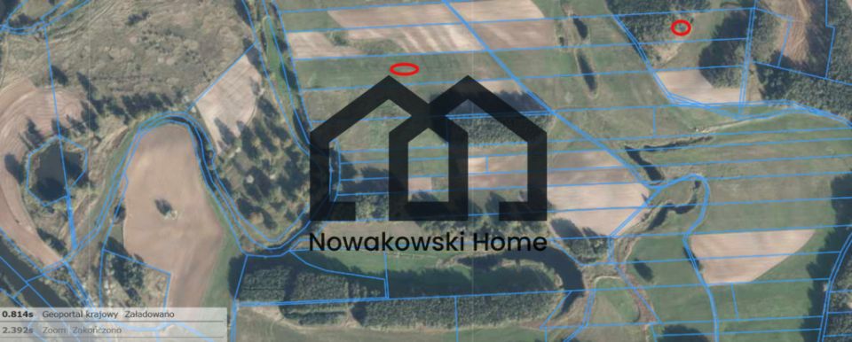 Działka nad jeziorem