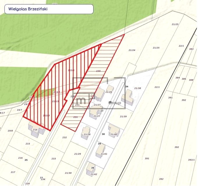 Działka budowlana Wielgolas Brzeziński