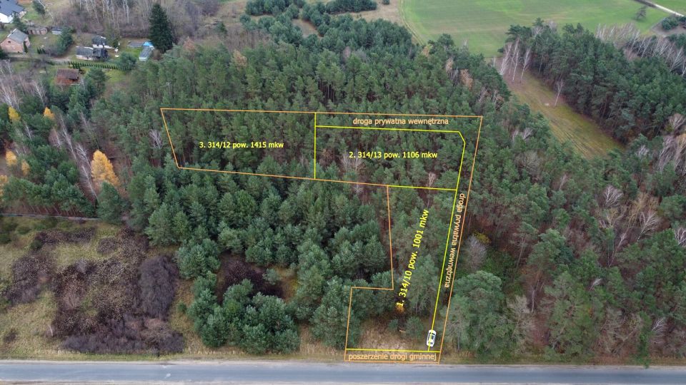 Działka budowlana Cieśle