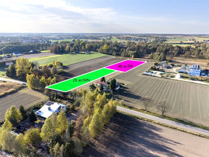 Działka usługowa Niedrzwica Duża