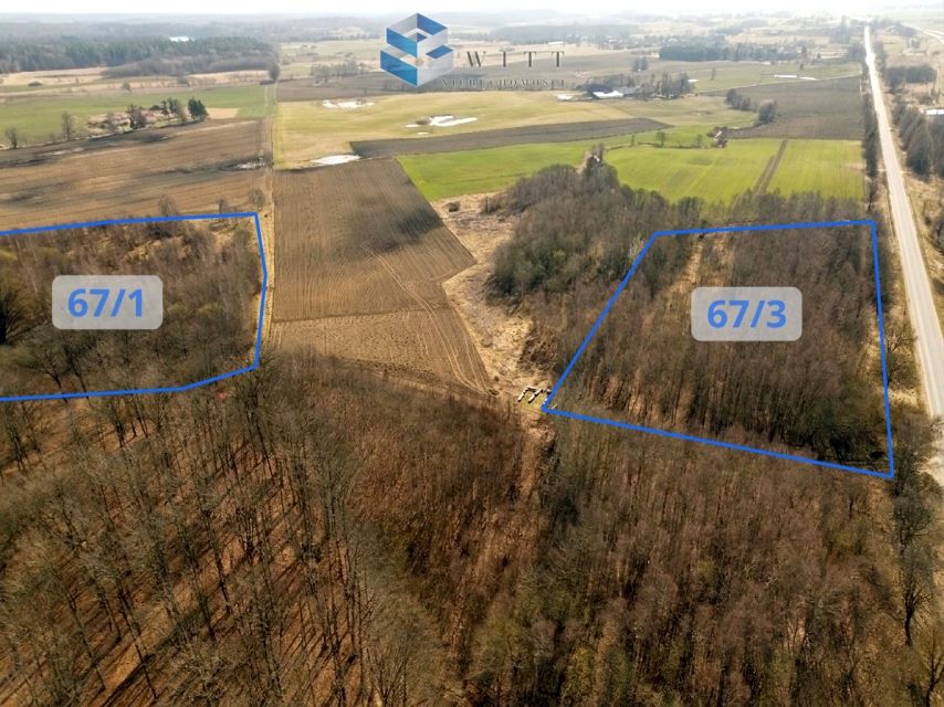 Działka rolna Dziśnity