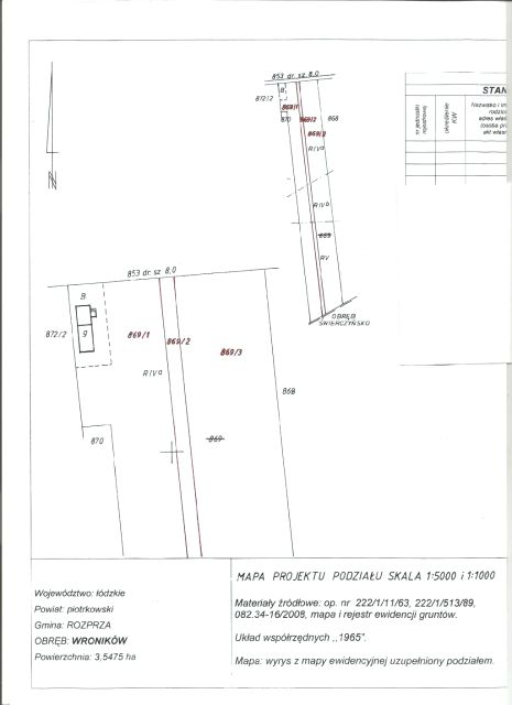 Działka rolna Wroników
