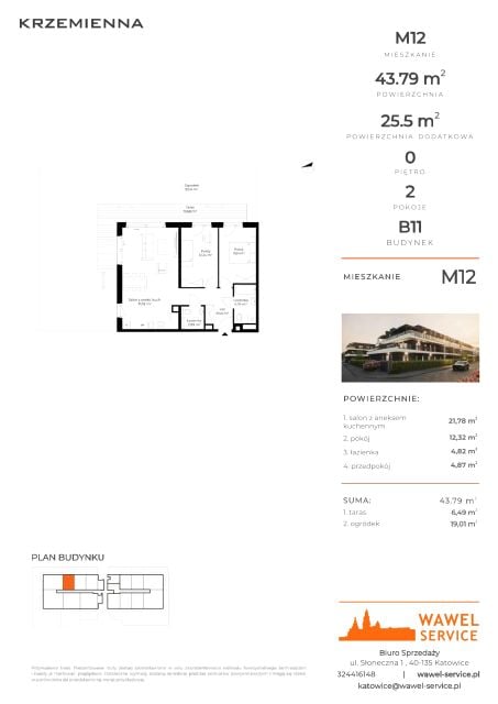 Mieszkanie Brynów-Zgrzebnioka, ul. Krzemienna