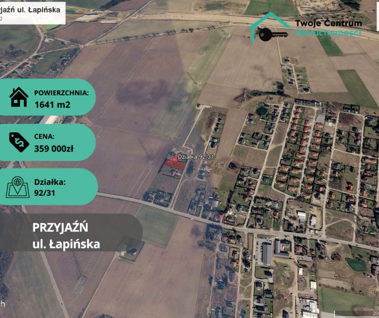 Działka budowlana Przyjaźń