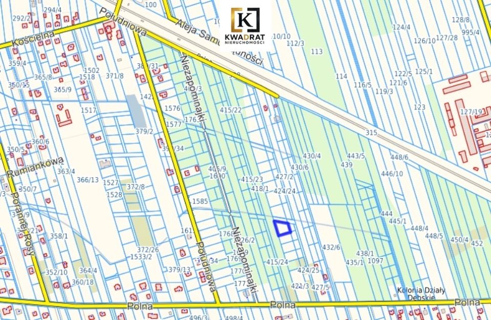 Działka Dębe Wielkie