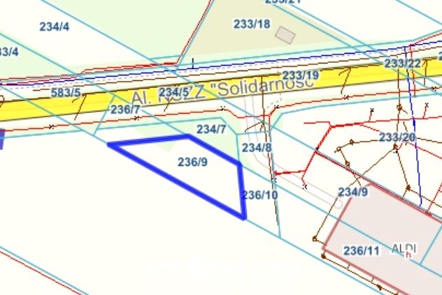 Działka usługowa Świdnik