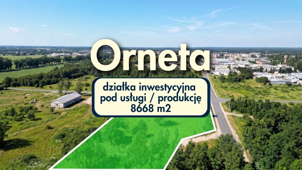 Działka Orneta