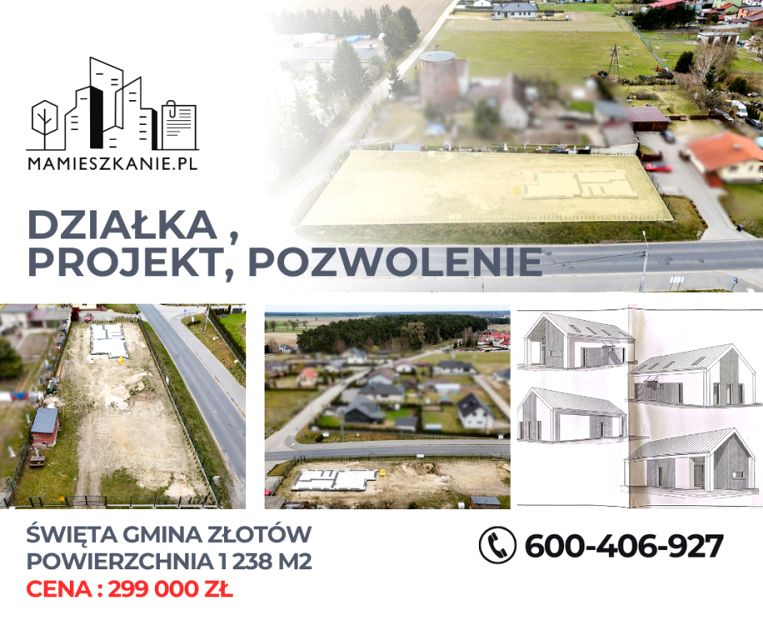 Działka budowlana Święta