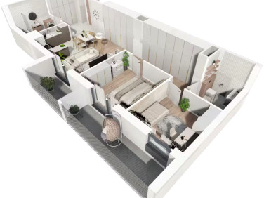 Mieszkanie nad jeziorem