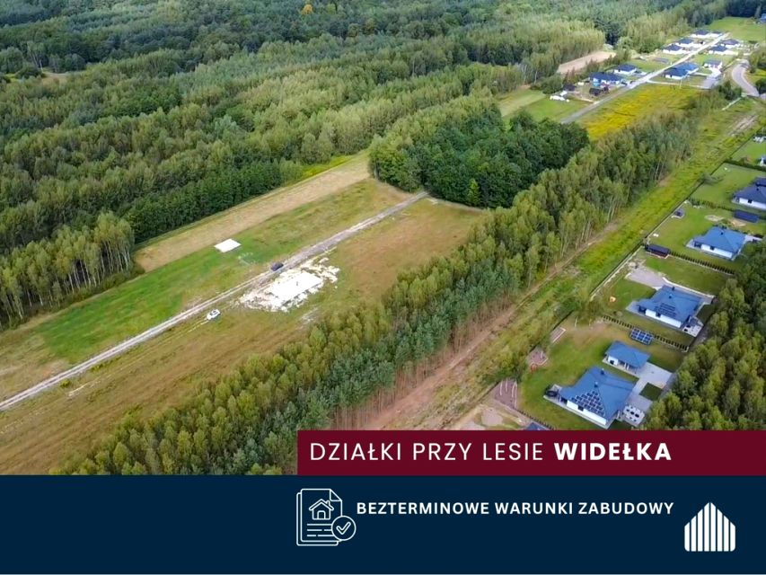 Działka przy lesie