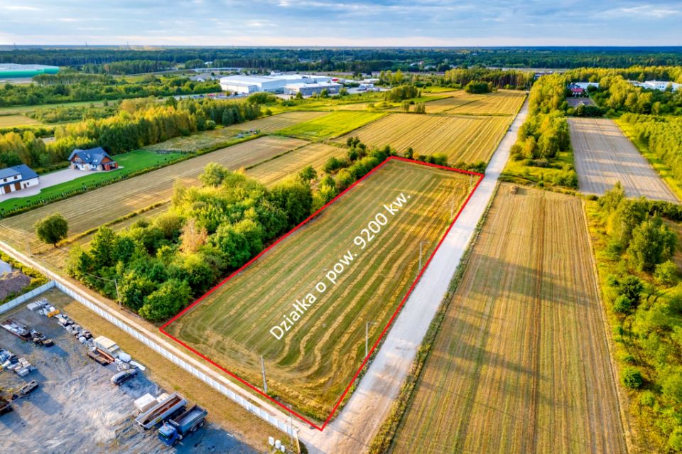 Działka usługowa Duchnów