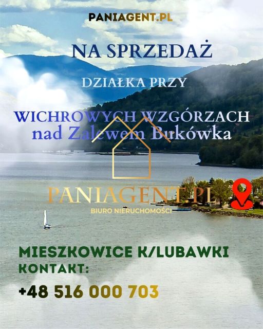 Działka nad jeziorem