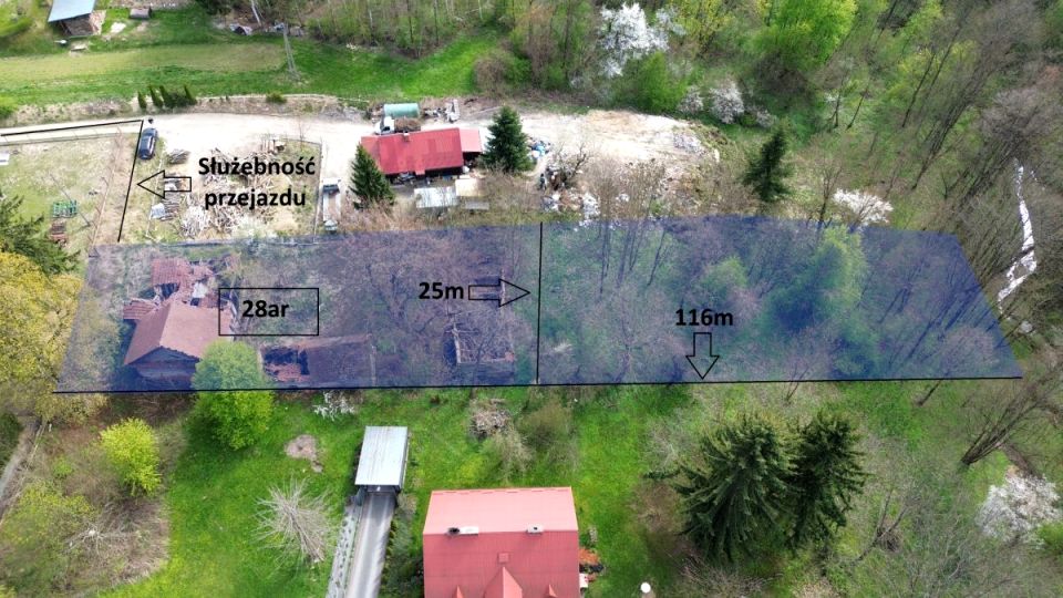 Działka budowlana Trzciana