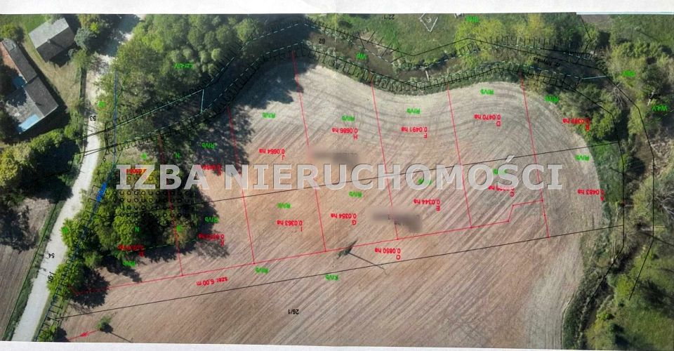 Działka rekreacyjna Bienie