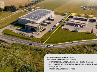 Działka inwestycyjna Muszynka