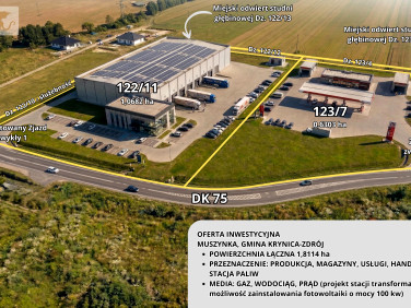 Działka inwestycyjna Muszynka