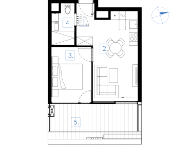 Mieszkanie Mikołajki