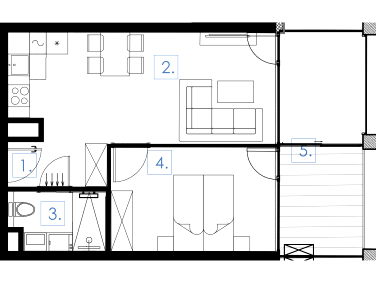 Mieszkanie Mikołajki