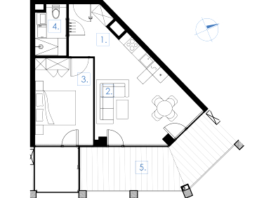 Mieszkanie Mikołajki