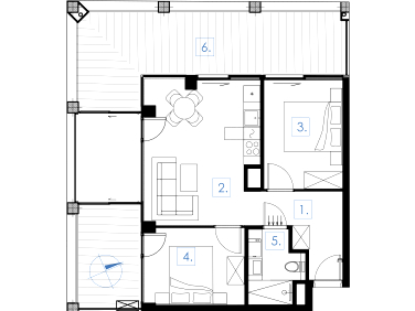 Mieszkanie Mikołajki