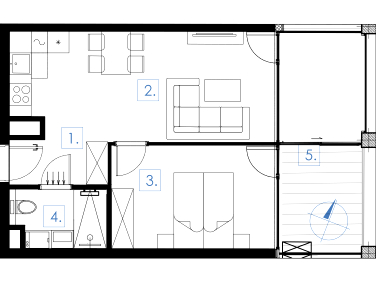 Mieszkanie Mikołajki