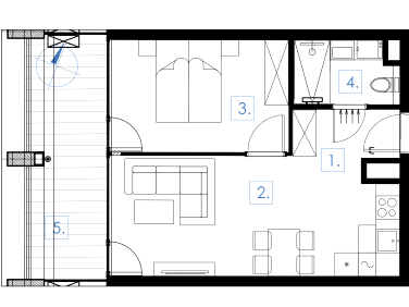 Mieszkanie Mikołajki