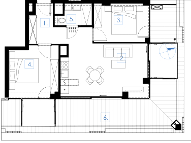 Mieszkanie Mikołajki